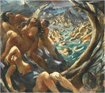 Steinhardt, Die Flut (The Deluge), 1912