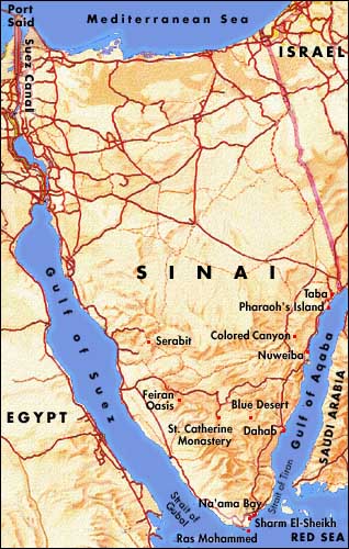 Sinai Map