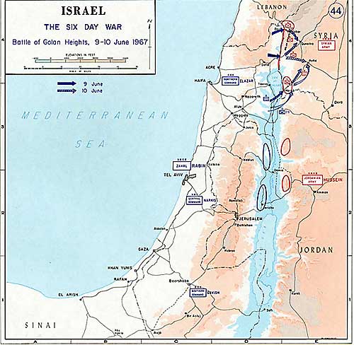 Golan map